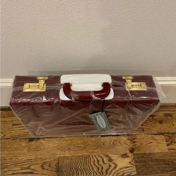 Dilana leather 4” attaché in cognac - Picture 4 of 13